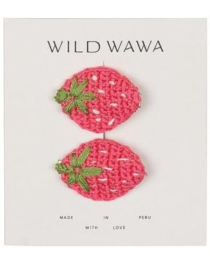 Wild Wawa Juego De Pinzas Para Crochet En Color Rosado Talla