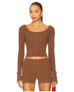 Nana Jacqueline Holly Top - Brown