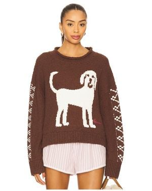 Free People Jersey Story Book En Color Chocolate Talla (También En M, S, Xs) - Multicolor