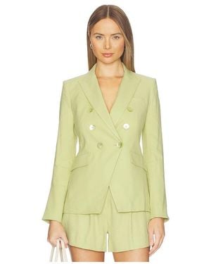 Veronica Beard Chaqueta Miller Dickey En Color Verde Talla (También En 00, 2, 4, 6, 10, 12) - Amarillo