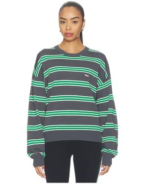P.E Nation Retreat Stripe Jumper - Green