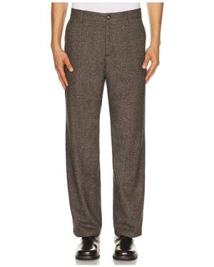 Les Deux Wool Melange Slack Pants - Gray