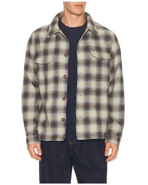 Rhythm Polar Bond Long Sleeve Flannel - Blue