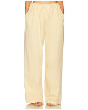 Helsa Cotton Twill Puff Pant - Natural