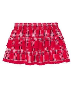 LoveShackFancy Tween Billie Skirt - Red