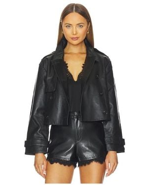 Cami NYC Saskia Genuine Leather Jacket - Black
