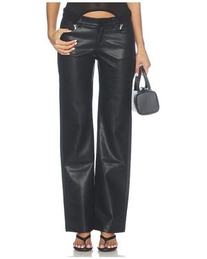 Lioness Heartbreaker Faux Leather Pants - Black