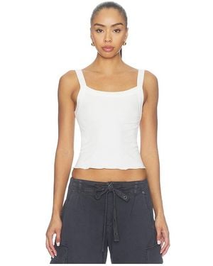 Free People Camiseta Corta Sin Mangas So Soft Seamless En Color Blanco Talla (También En M/L, Xs/S)