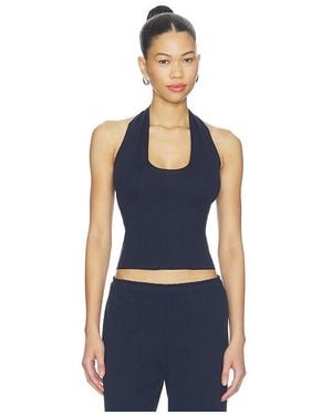 VIR VITA Pointelle-Neckholder - Blau