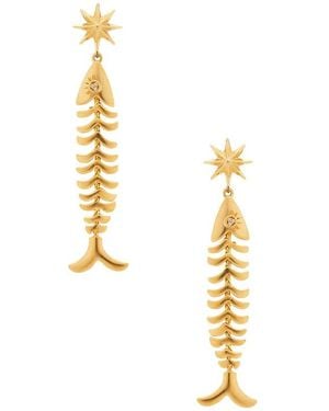 Brinker & Eliza Pesca Earrings - Metallic