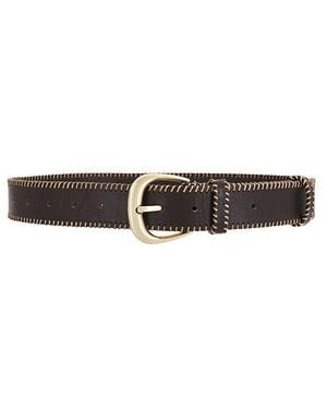 Sancia Cinturón The Viano En Color Chocolate Talla (También En Xs-M, M-Xxl) - Negro