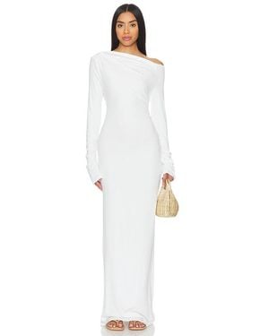 SNDY'S Reyna Maxi Dress - White