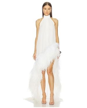 Bronx and Banco Madeline Halterneck Gown - White