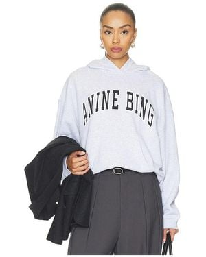 Anine Bing Sudadera Harvey En Color Gris Talla (También En M, S, Xs) - Blanco