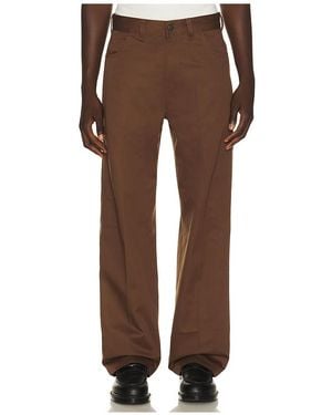 Dickies Hose Aus Twill Union Loose Straight - Braun