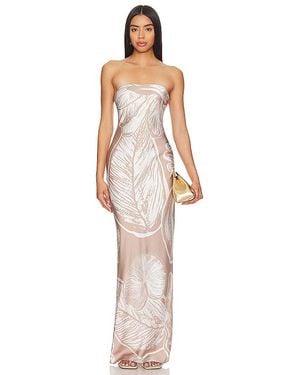 Rococo Sand Maxi Dress - Natural