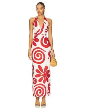 Cala De La Cruz Maxikleid Dasha - Rot