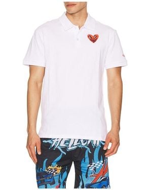 Reason Keith Haring Heart Polo - White