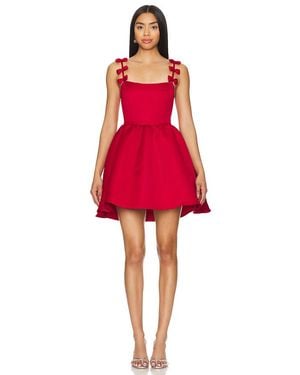 Elliatt X Revolve Enchantment Bow Dress - Red