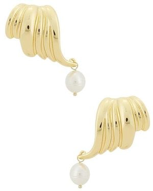 petit moments Canyon Earring - Metallic