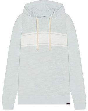 Faherty Sunwashed Slub Hoodie - Weiß