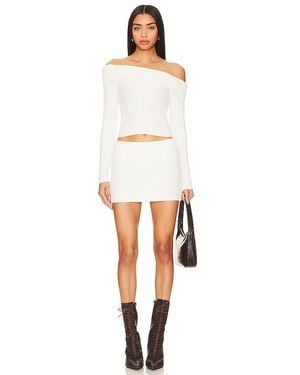 superdown Ava Skirt Set - White