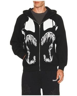 Huf X Spider- Symbiosis Full Zip Hoodie - Black