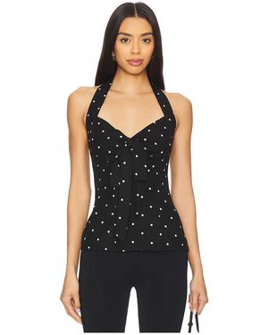 LPA Romi Halter Top - Black