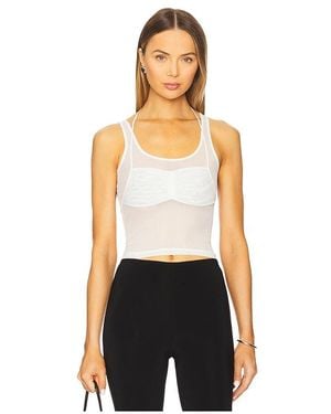 PRIVATE POLICY Bikini Mesh Top - White