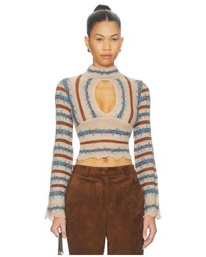Free People Jersey Bali Brooke En Color Crema Talla (También En M, S, Xl, Xs) - Multicolor