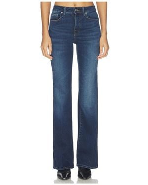 GOOD AMERICAN Compression Good Legs Flare Jeans - Blue