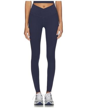 WellBeing + BeingWell Flowwell Callista Crossover Legging - Blue
