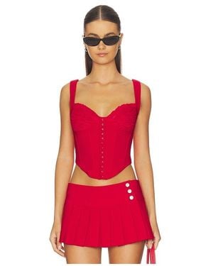I.AM.GIA Bri Corset Top - Red