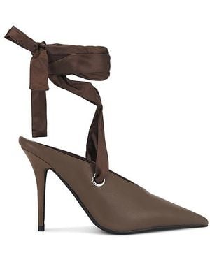 Jeffrey Campbell Grateau Mules - Brown