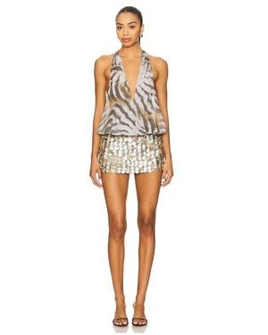 Jaded London Draped Shell Mini Dress - Multicolor