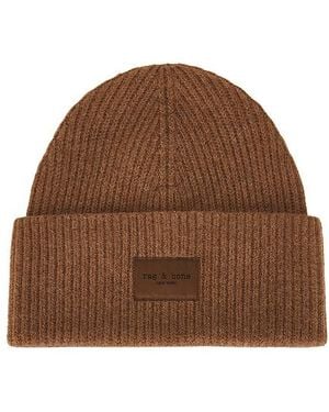 Rag & Bone Blake Beanie - Brown