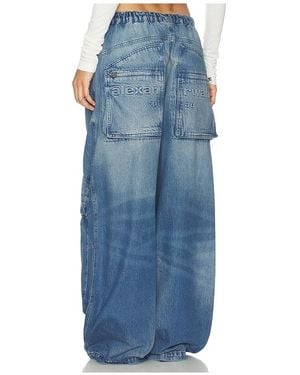 Alexander Wang Oversized Cargo Wide Leg - Blue