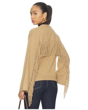 W. Cashmere Martti Fringe Cardigan - Natural