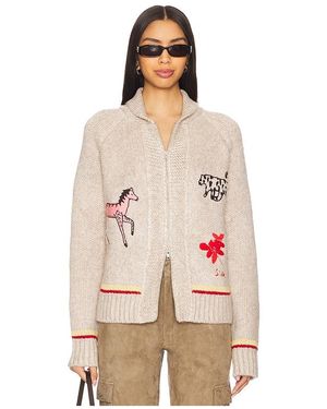 Siedres Niasa Zip Up Jumper - Natural