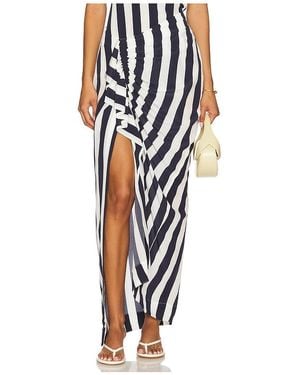 Bondi Born Orta Silk Draped Skirt - マルチカラー