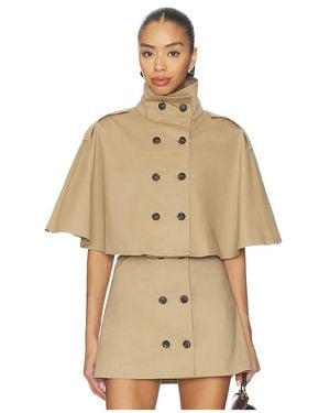 SELMACILEK Cropped Trench - Natural
