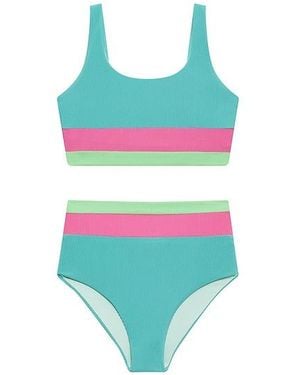 Beach Riot Little Mackenzie And Heidi Set - Blue