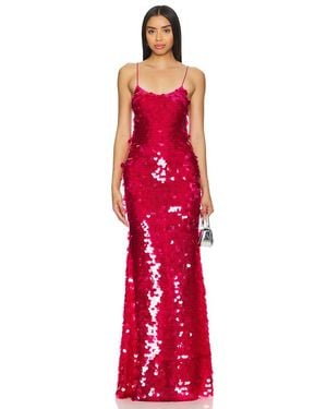 The New Arrivals Ilkyaz Ozel Gwyneth Dress - Red