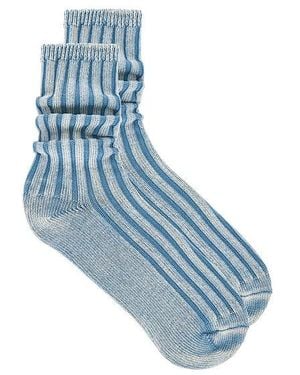 Free People Socken Overdyed - Blau