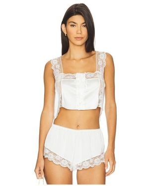 KAT THE LABEL Cindy Camisole - White