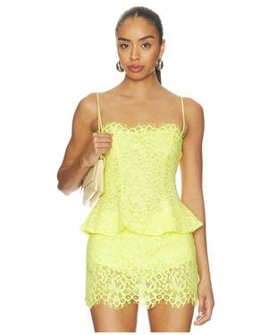 AFRM Ari Top En Color Amarillo Talla (También En M, L, Xxl, 2X, 3X)