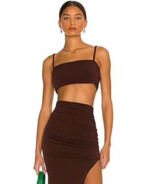 Nookie Aria Crop Top - Brown