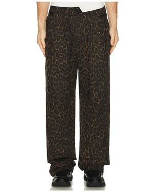 ANDERSSON BELL Crossover Carpenter Wide Leg Jeans - Black