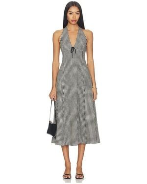 Elodie the Label Vestido Serena En Color Negro, Blanco Talla (También En S, Xs) - Multicolor