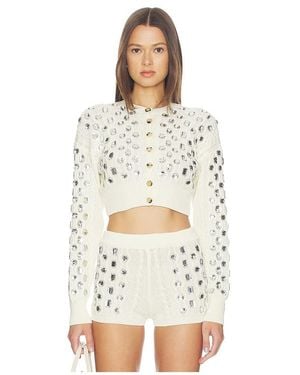 GIUSEPPE DI MORABITO Embellished Jumper - White